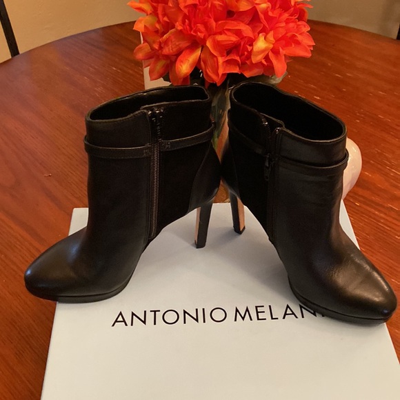 Antonio Melani Black Boots Western Boots Antonio Melani Black Boots Dress  Boots Antonio